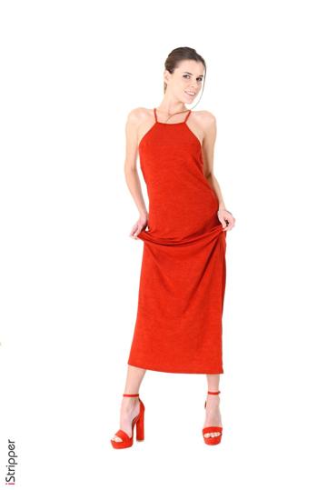 Valeria in Istripper set Formal Night Out