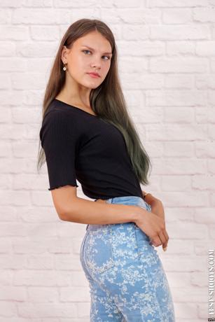 Polina in Test Shoots set Casting