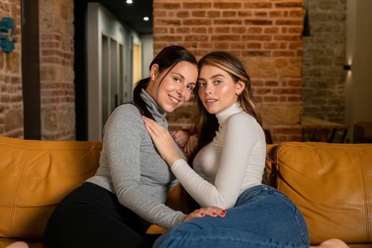 Foxy Alissa and Antonia Sainz in Sex Art set Love Theme