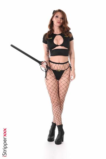 Sata Jones in Istripper set Corporal Punishment