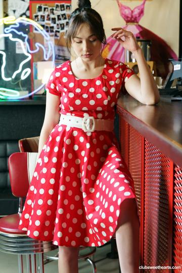 Sara Bork in Club Sweethearts set Show You Something