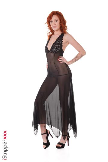 Cherry Candle in Istripper set Attractive Ginger