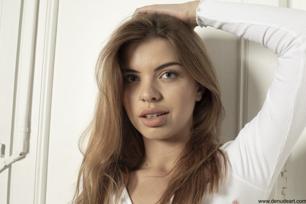 Emily Mayers in Denudeart set White Room