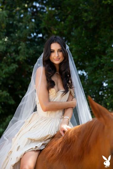 Eliza Ibarra in Playboy set Riding Wild