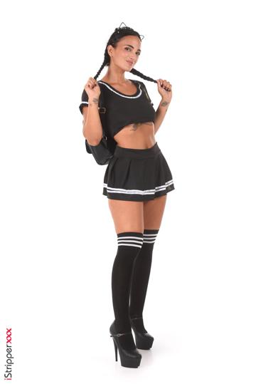 Claudia Bavel in Istripper set I Tawt I Taw A Puddy Tat