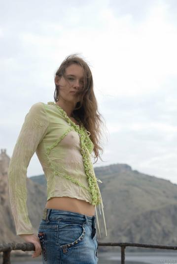 Sonia A in Metart set Lighthouse