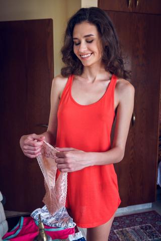Cristin in Metart set Panties Day
