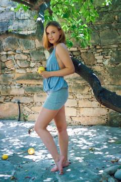 Lucretia K in Metart set Outdoor Play